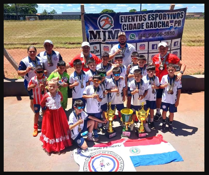 Torneo de fútbol: FEPEFU campeón en Brasil